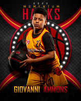Hawks 8x10- G.Ammons